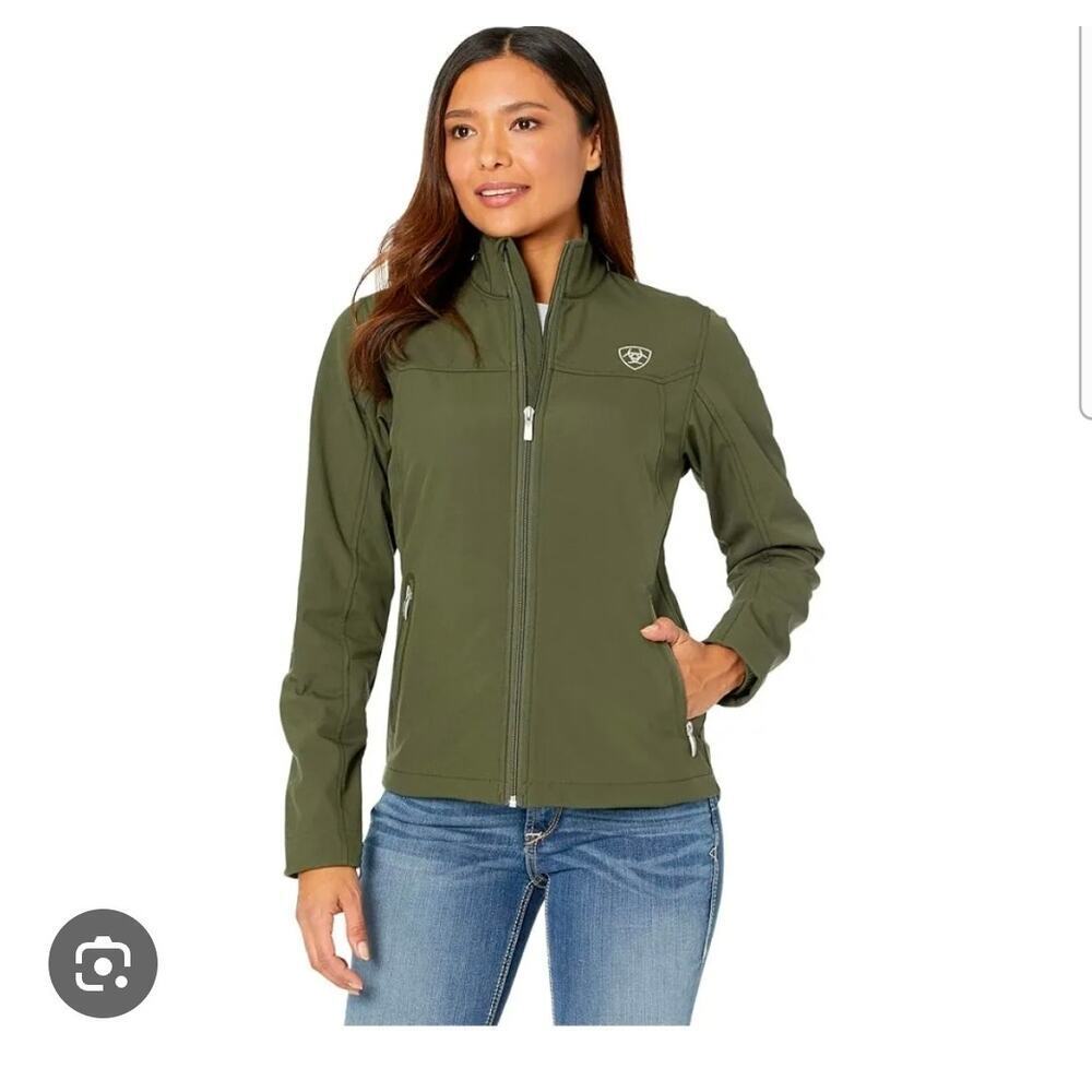 Ariat Women's Softshell Team Jacket Green Medium